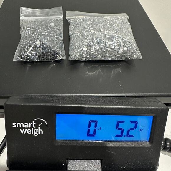 Approximately 1,800 Cubed Square Lined 4mm Glass Jewelry Craft Beads - Picture 1 of 4